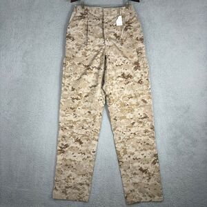 American Apparel Trousers Mens M Long Tan MARPAT Desert Camo MCCUU Cargo Pants